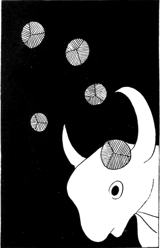 白牛の図